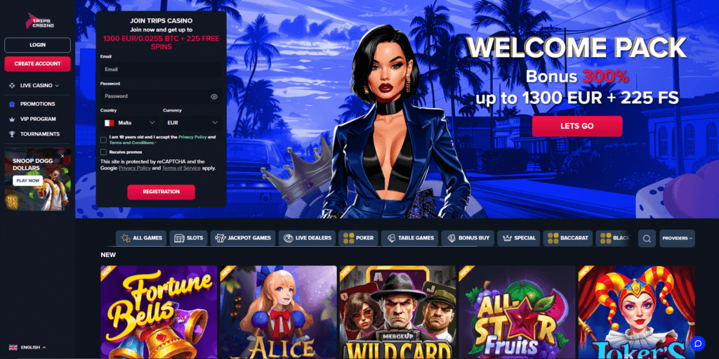 TripsCasino review