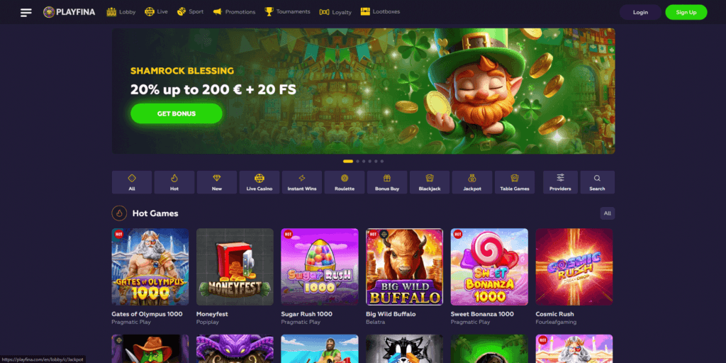 Playfina Casino Review