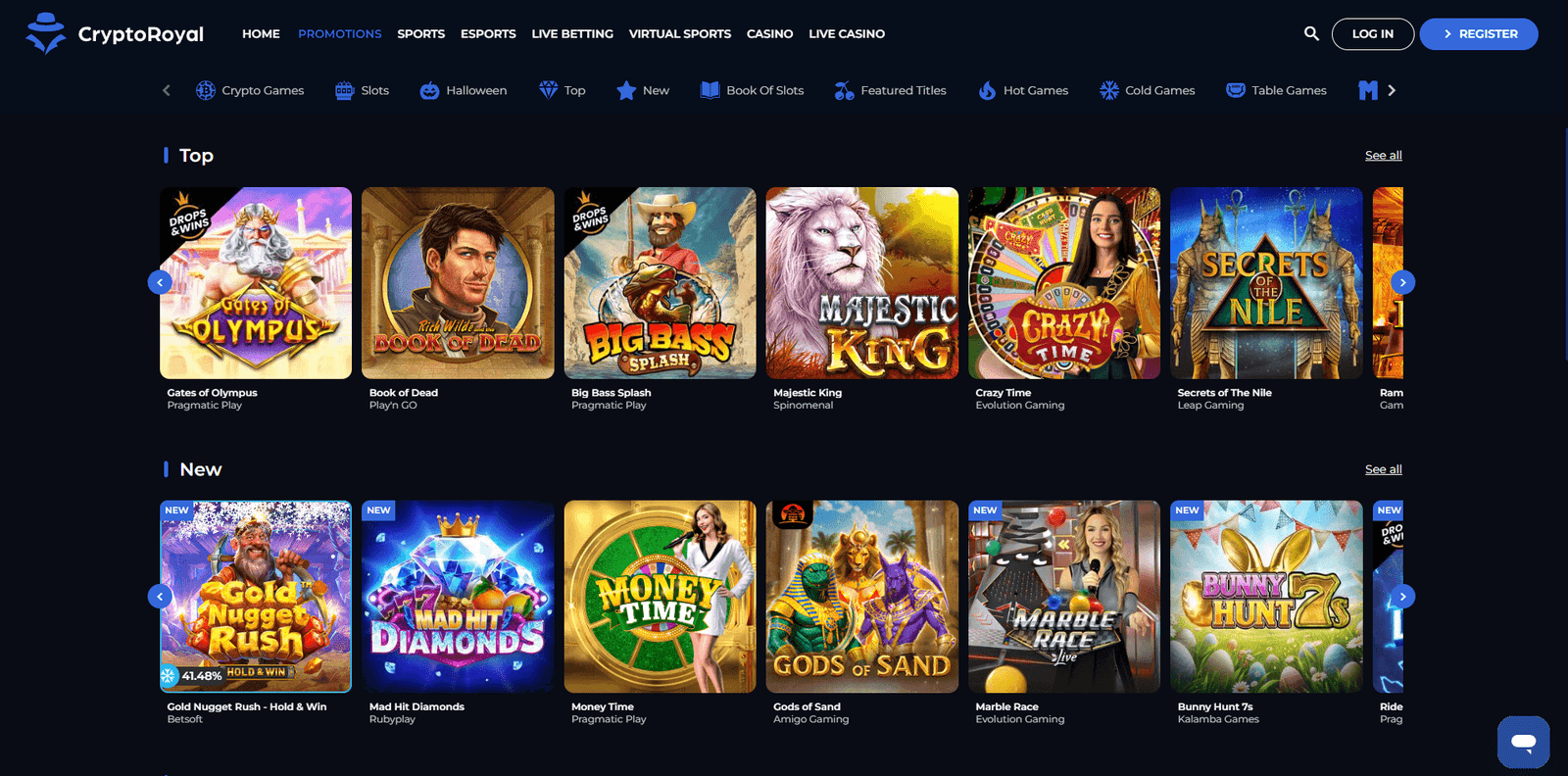 CasinoRoyal HomePage